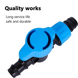 Conectores de cinta de <span class=keywords><strong>goteo</strong></span> de 16mm y 20mm, miniválvulas de púas para <span class=keywords><strong>riego</strong></span> <span class=keywords><strong>por</strong></span> <span class=keywords><strong>goteo</strong></span> agrícola - Product Image 1