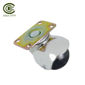Roue pivotante à bille de 40 mm avec plaque supérieure en PP et design moderne en acier pour meubles de salon et petits équipements - Product Image 4