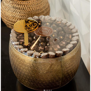 Bol de service en métal fait à la main de qualité exclusive Argenterie Plat à dessert élégant Décor à la maison pour mariages Autre événement Utilisation Meilleur prix - Product Image 6