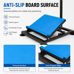 BNcompany-Tablero de acero para sentadillas con asa, tabla de inclinación ajustable portátil y Camilla de pantorrilla para uso en el gimnasio - Product Image 2