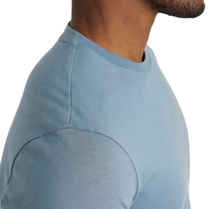 เสื้อยืดแขนยาวคอตตอน180 GSM สำหรับผู้ชาย, เสื้อยืดแขนยาวลำลองเนื้อนุ่มระบายอากาศได้ดี - Product Image 3