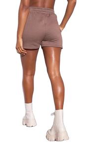 Shorts en coton éponge pour femmes, doux et respirants, vêtements de détente, logo personnalisé, shorts pour hommes, fabricant de marques privées - Product Image 3
