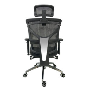 เก้าอี้สำนักงาน HOGVP031 รุ่น Ergonomic Spirit Modern ดีไซน์ยกได้ ปรับพนักพิงศีรษะได้ โครงโลหะโครเมียม หุ้มหนัง PU อะลูมิเนียม เหมาะสำหรับใช้ในโรงเรียนและโรงพยาบาล - Product Image 4
