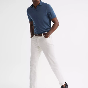 Vente en gros de polos personnalisés pour hommes 100 coton Polo uni de haute qualité à revers de golf pour hommes de sport Chemise décontractée pour hommes - Product Image 4