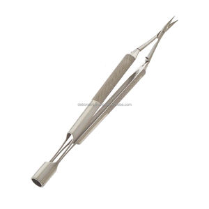 Ciseaux microchirurgicaux manuels Heifetz, lame droite, instruments chirurgicaux de précision, acier inoxydable de haute qualité - Product Image 4