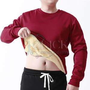 Transpirable Ecológico Invierno Casual Sherpa Fleece Sudadera con Algodón Mezclado Tela Acogedora Diseño al aire libre - Product Image 6