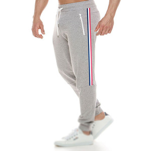 กางเกงวิ่งออกกำลังกายลายทางสำหรับผู้ชาย, กางเกงวอร์มออกกำลังกายกางเกงทรงดินสอขายาวสำหรับฟิตเนสฟุตบอลกีฬาอื่นๆใหม่ - Product Image 2
