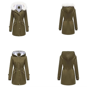 Chaqueta Parka para Mujer Diseñada para Aventuras Invernales al Aire Libre, Chaqueta Parka para Mujer Hecha para Brindar Comodidad y Calor Duraderos - Product Image 4