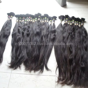 Cheveux indiens vierges Remy, cheveux indiens non traités - Product Image 1