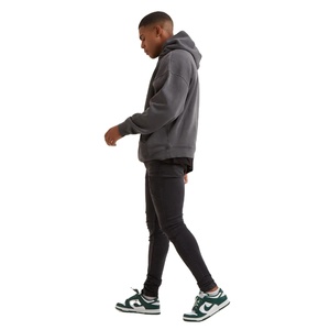 Unisex Polyester/Cotton French Terry <b>Thick</b> <b>Fleece</b> Eco-Friendly Quick Dry Winter Pullover Hoodie Plain Blank Custom for Selling - Product Image 4