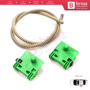 Kit de réparation de lève-vitre BWR308, porte arrière gauche pour Scenic MK1 JA0/1 FA0 1999 -2003 8200044416 - Product Image 5