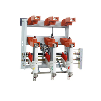 Sectionneur de charge triphasé à soufflage d'air ISARC FKN12-36D 36kV 630A 1250A, sectionneur LBS intérieur à montage latéral