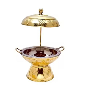 Fournitures d'hôtel Serveur de nourriture attrayant Plats de chauffe-plat pour événements de mariage Plat de chauffe-plat pour traiteur - Product Image 4