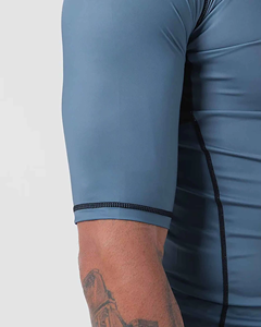 Rashguard homme BJJ personnalisé, qualité supérieure, judo, course à pied, polyester, compression et t-shirts amples pour l'entraînement, protections Rash Guard pour hommes - Product Image 6