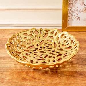 Exquisite Fruit Serving Bowls Add a Touch of Nature to Your Dining Floral Serving Bowls Elegant <b>Tableware</b> for Every Meal - Product Image 1