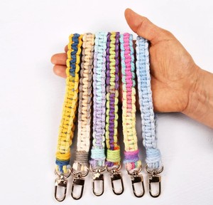 Cotton Knotted Keyring, Cotton Handmade Keyring Truly Handcrafted Accessory - Product Image 2