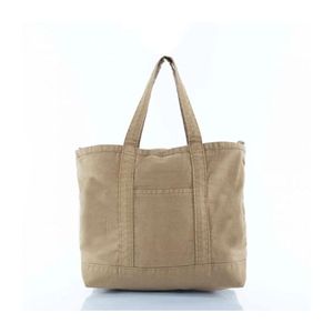 Fabricante indio ecológico Beige llano de gran tamaño Casual hombro con asa señoras venta al por mayor bolsas de lona de algodón de moda - Product Image 1