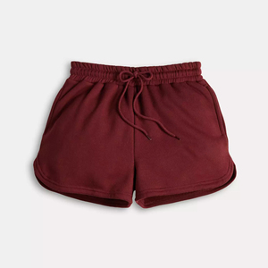 กางเกงขาสั้นของผู้หญิงผ้าฝ้าย100% คุณภาพพรีเมี่ยมชุดลำลองระบายอากาศได้ดีในฤดูร้อนมีขอบกลมและสายยาวสั้น - Product Image 4