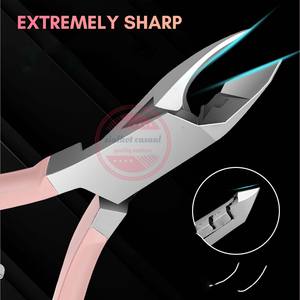 Pinces à cuticules professionnelles en acier inoxydable taille personnalisée manucure pédicure outils - Product Image 5