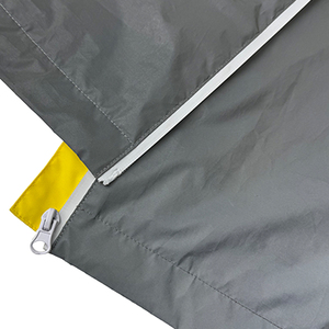 Conjunto de chándales cortavientos de ciclismo bordados personalizados, ropa de trabajo reflectante impermeable con cremallera, chándales con logotipo personalizable - Product Image 4