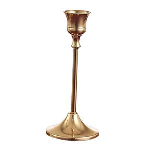 Metal Craft Desktop <b>Candlestick</b> Living Room Decoration Metal in <b>Brass</b> Gold Plated Candle Holders High Fashion Candle Stand - Product Image 1