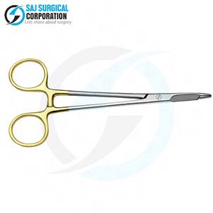 เครื่องมือผ่าตัดเย็บแผลสเตนเลสแบบมืออาชีพที่ใส่เข็มทังสเตนคาร์ไบด์ที่ผ่านการฆ่าเชื้อรุ่น TC - Product Image 6