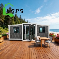 Maison Modulaire Préfabriquée Sécurisée en Conteneur Extensible 20Ft 30Ft 40Ft avec Cuisine Intégrée – Prix Compétitif