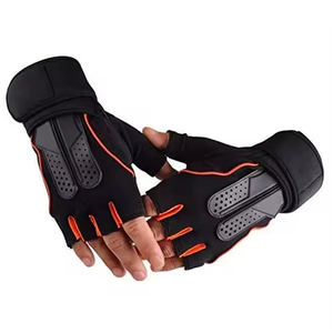 Guantes de levantamiento de pesas, guantes de ejercicio físico con palma acolchada suave para un entrenamiento con pesas cómodo - Product Image 1