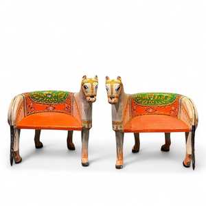 Sillón Reclinable de Cuero Hecho a Mano, Estilo Tradicional, Antiguo, Contemporáneo, Moderno, para Hogar, Oficina, Sala de Estar, con Caballo Pintado en PU - Product Image 1