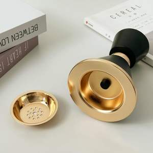 Quemador de Incienso Bakhoor Negro y Dorado de Lujo, Moderno Porta Incienso Árabe de Metal para Oud, Fragancia para el Hogar, Decoración de Ramadán, Regalos y Hogares del Golfo - Product Image 4