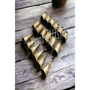 กระดิ่งเหล็กดีบุกแบบชนบท ขนาด 2.75 นิ้ว ทำจากเหล็กรีไซเคิล - Product Image 1