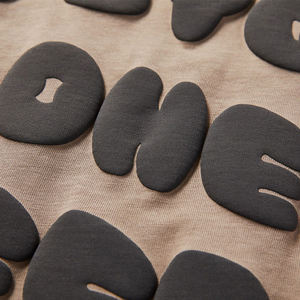 Venta al por mayor de alta calidad Unisex camiseta serigrafía en blanco gota hombro hombres puff impresión camiseta - Product Image 5