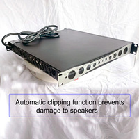 Amplificador de Potencia Digital Profesional de Clase D de 4 Canales, 1500 W a 8 ohmios, 2600 vatios RMS a 4 ohmios