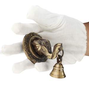 Timbre de Puerta de Latón con Forma de Boca de Elefante, Decoración Vintage para el Hogar - Product Image 3