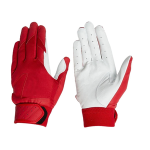 Gants de frappe de baseball de qualité supérieure avec meilleure adhérence Gants de frappe de baseball en cuir avec sangle extensible pour adultes - Product Image 5
