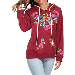 เสื้อฮู้ดปักลายสำหรับผู้หญิงเสื้อมีฮู้ดแบบลำลองดีไซน์ล่าสุด2025โลโก้ของคุณเอง - Product Image 4