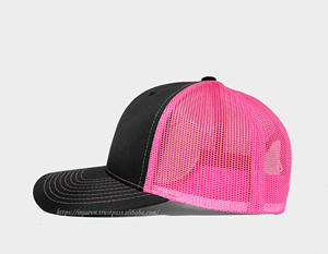 Couleur personnalisée 6 panneaux Chapeaux de camionneur Snap Back Mesh Logo de marque d'entreprise personnalisé Respirant Outdoor Sport Cap Fournisseur Vietnam - Product Image 3