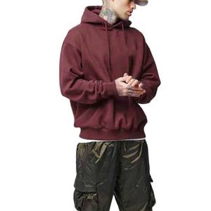 Sudadera de algodón 100% con estampado de logotipo personalizado para hombre, de gran tamaño Sudadera con capucha, bordado con hombros caídos, técnica básica, ropa de invierno - Product Image 5