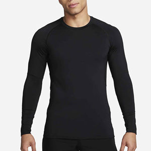 2024 Hot Sale High Quality Customizable Breathable Eco-Friendly <b>Men</b> Cotton Regular Fit Full Sleeves Neck T-<b>Shirt</b> Wholesale Price - Product Image 1