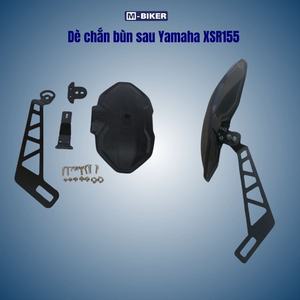 บังโคลนหน้า/หลัง XSR 155 MT15 Fz155i R15v3-R15v4-R3 รุ่น Live for Me สีดำเคลือบผงโลหะและพลาสติก ABS - Product Image 3