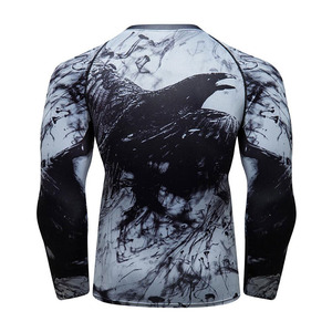 Camiseta de Surf Personalizada para Hombre, Manga Larga, Protección UV50+, Secado Rápido, Transpirable, Estampada, para Deportes de Playa - Product Image 2