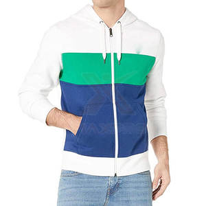 Nueva Llegada, Venta Caliente, Sudaderas con Cierre de Cremallera de Algodón Mezclado, Sudaderas con Cierre de Cremallera para Hombre con Diseño Personalizado al por Mayor - Product Image 4