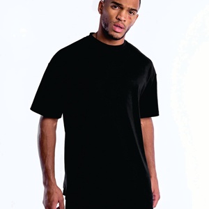<b>High</b> Quality 100% Cotton Heavy Weight Luxury <b>Tshirt</b> Unisex Custom Print Logo Mock <b>Neck</b> Blank T Shirt Oversize Men's T-shirt - Product Image 5