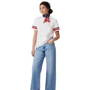 T-shirts pour femmes de haute qualité, vêtements d'été tendance, tissu en jersey de coton léger 200 g/m², anti-rides, respirant, séchage rapide - Product Image 6