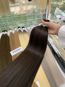 2024 vente chaude 100% extensions de cheveux vietnamiens vierges en vrac beaucoup de couleurs toutes les longueurs extensions de cheveux humains - Product Image 2