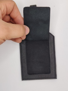 Étiquette de bagage en cuir de luxe avec logo personnalisé Étiquette nominative personnalisée pour valise de voyage avec motif de lettres Matériau en cuir véritable - Product Image 6