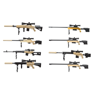 Súng quy mô 1/13 mini mô hình bắn tỉa kit nhỏ gọn loạt vũ khí chuyển đổi vi mô Bộ sưu tập nhà thầu quân sự khối xây dựng - Product Image 2