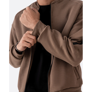ผู้ผลิตเสื้อแจ็คเก็ต ผ้าฟลีซ กันขนร่วง แบบสั่งทำสำหรับผู้ชาย - Product Image 3