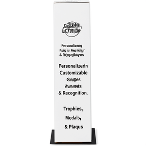 Trofeo in Pietra Personalizzato con Base in Vetro, Gadget Personalizzabili per Premi e Riconoscimenti - Product Image 3