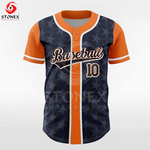 Maillot de baseball à rayures roses de haute qualité pour hommes, vêtements de sport à boutons en sergé personnalisés, matériel d'équipe personnalisable en gros bon marché - Product Image 1